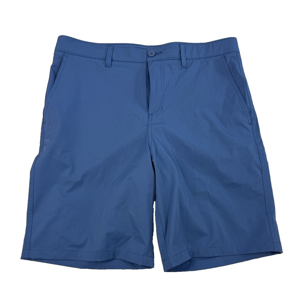 Rorie Whelan Golf Performance Activewear Blue Mens Chino Shorts 34x10